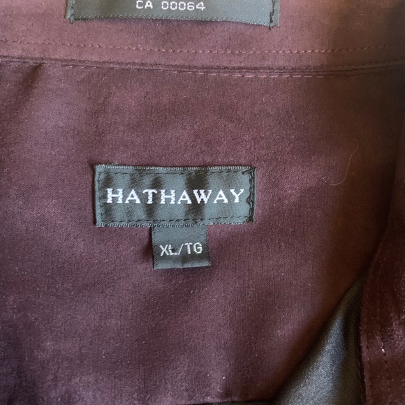 Hathaway Mens Faux Suede Button Down - Picture 2 of 6